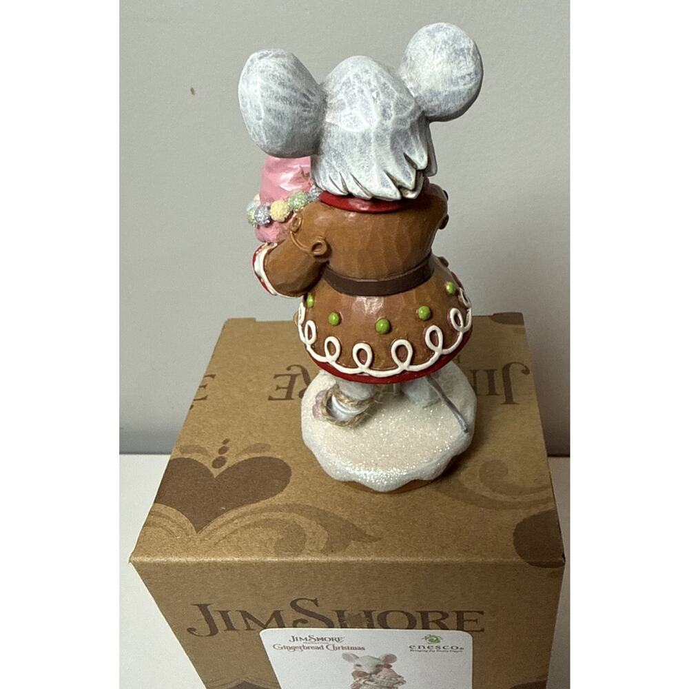 Jim Shore Gingerbread Christmas Mouse Boy Homemade Happiness 6017267 NIB - Picture 4 of 8